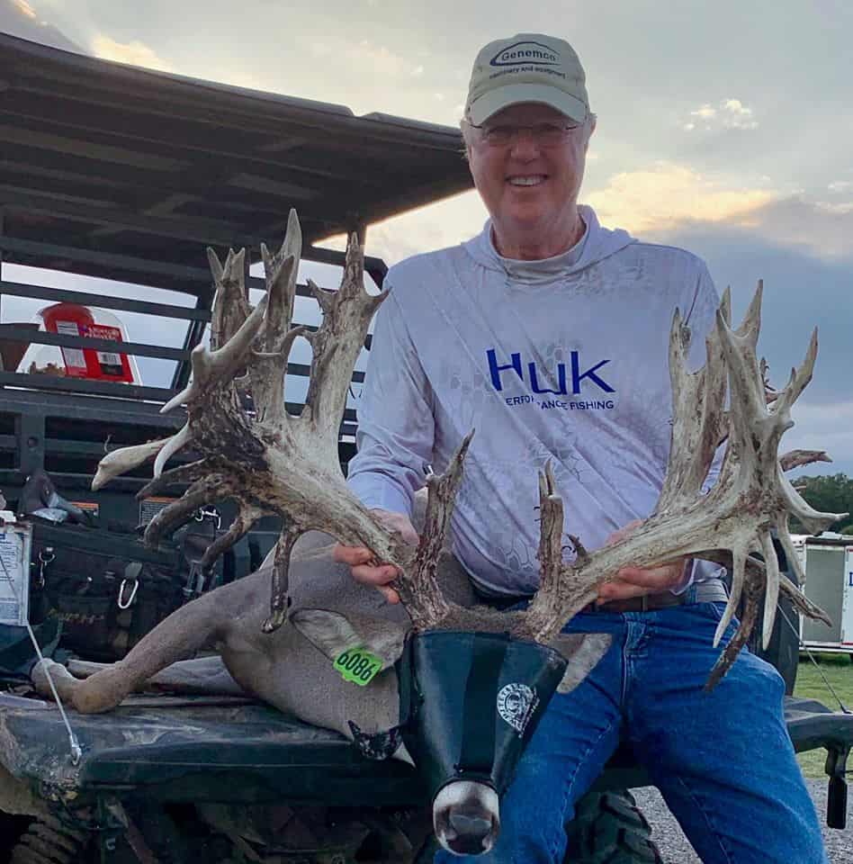 Breeder Buck YG 6086 has been sold and is preparing to leave our Texas deer farm.