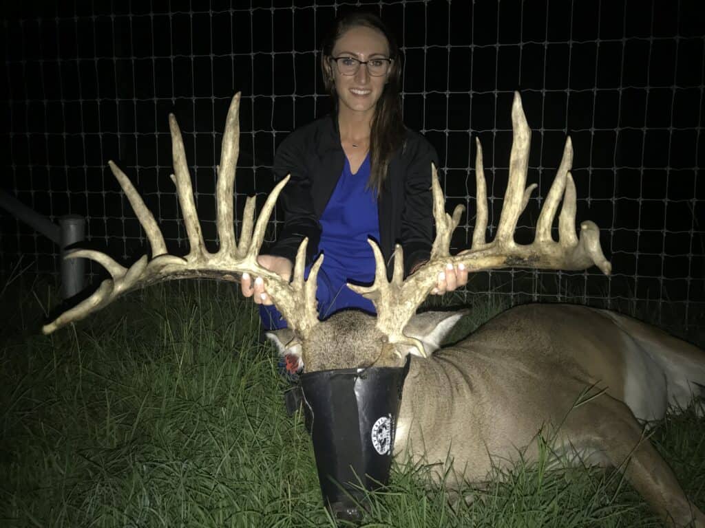 SureFire is one of our breeder bucks on our Texas deer farm.